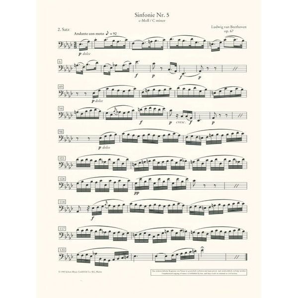Schott Probespiel Violoncello