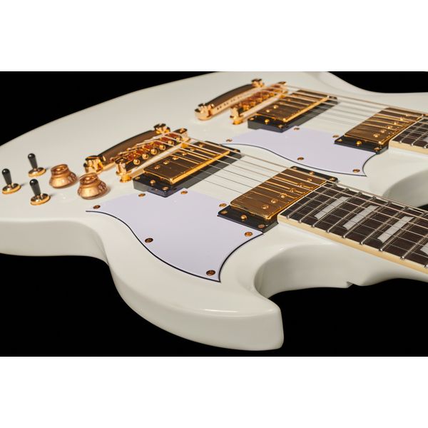 Harley Benton DC-Custom II 612 White