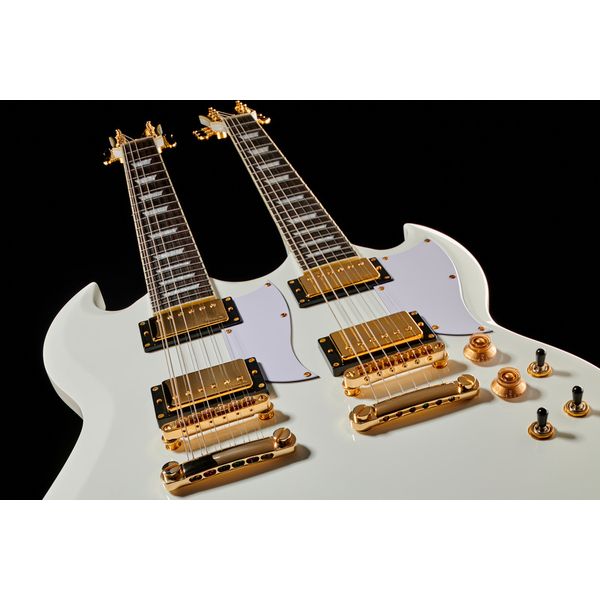 Harley Benton DC-Custom II 612 White