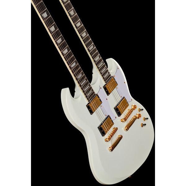 Harley Benton DC-Custom II 612 White