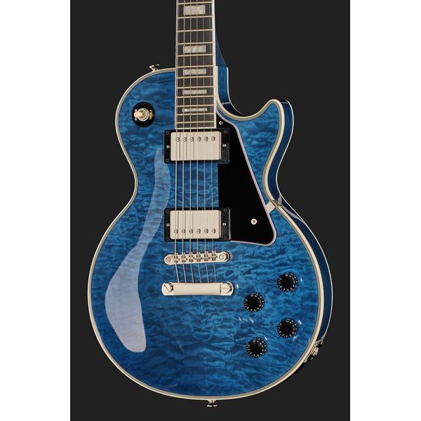 Epiphone Les Paul Custom Quilt Viper BL