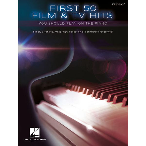 Hal Leonard First 50 Film & TV Hits Piano