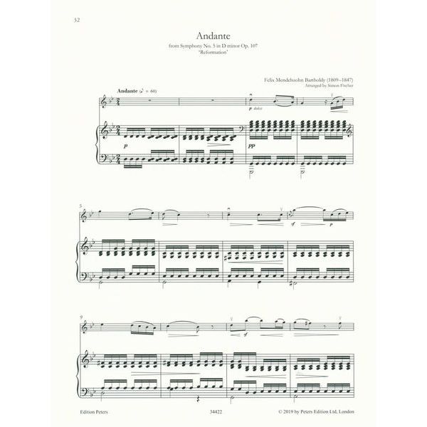 Edition Peters Transcriptions Violin Piano 1