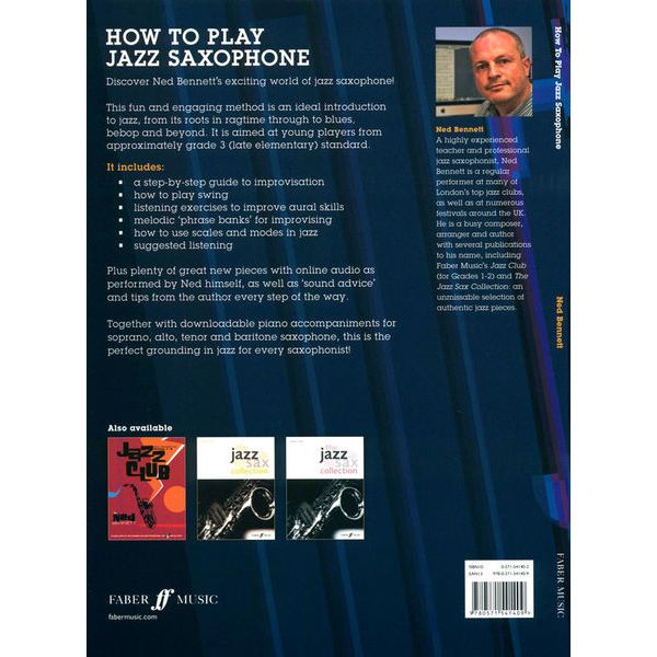 Faber Music How To Play Jazz Saxophone