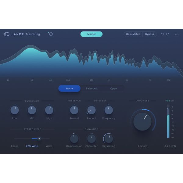 LANDR Mastering Plugin Pro