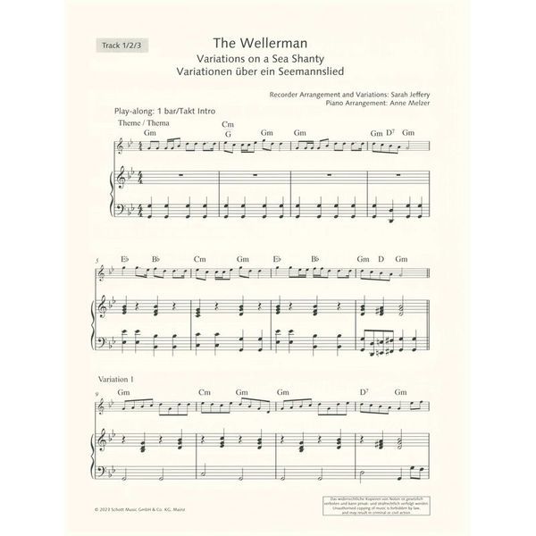 Schott The Wellerman Variationen