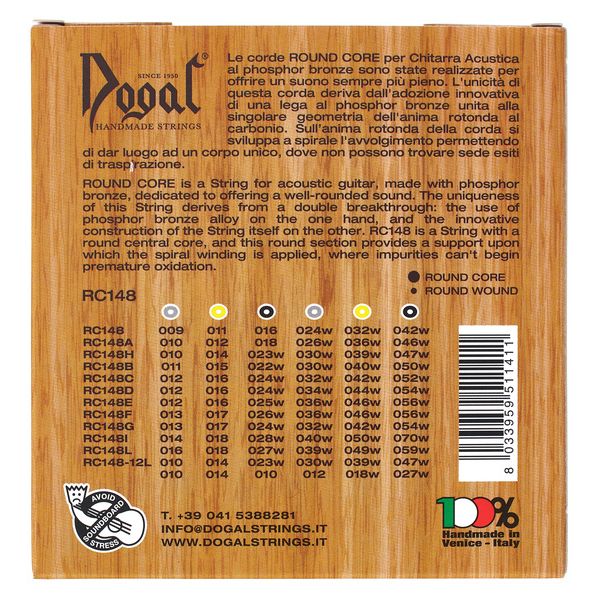 Dogal RC148B Acoustic PhBr 011-050c