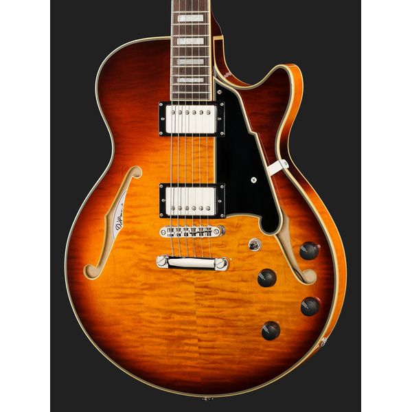 DAngelico Premier SS Dark Iced Tea Burst