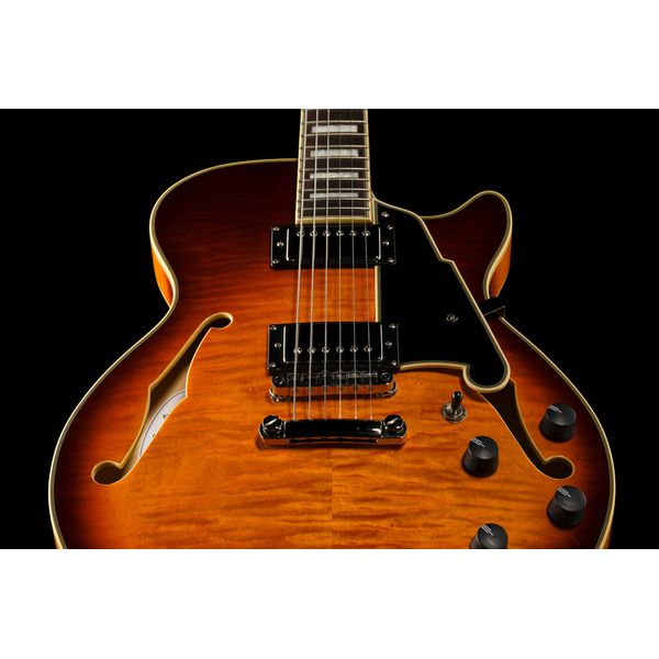 DAngelico Premier SS Dark Iced Tea Burst