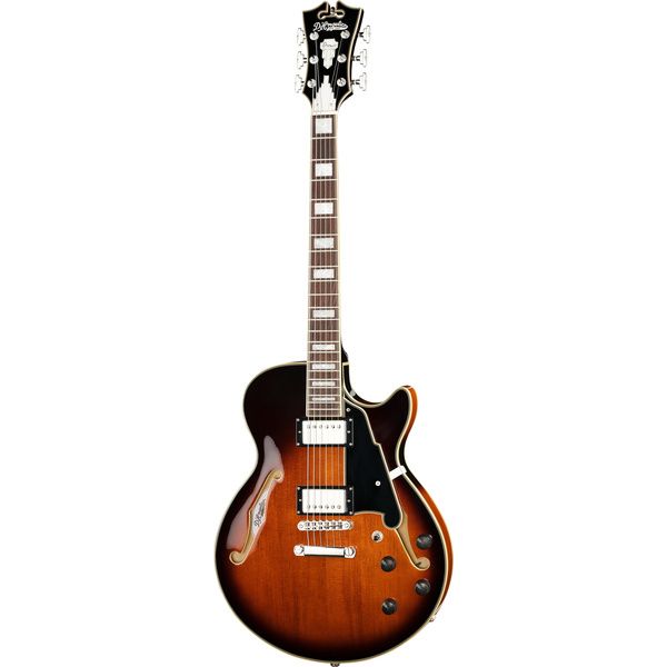 DAngelico Premier SS Brown Burst