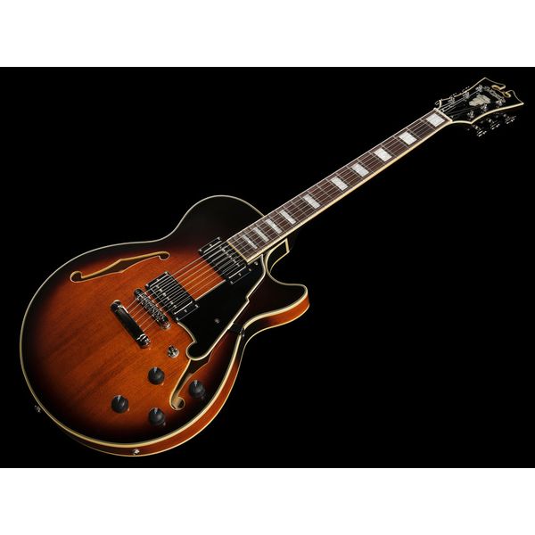 DAngelico Premier SS Brown Burst