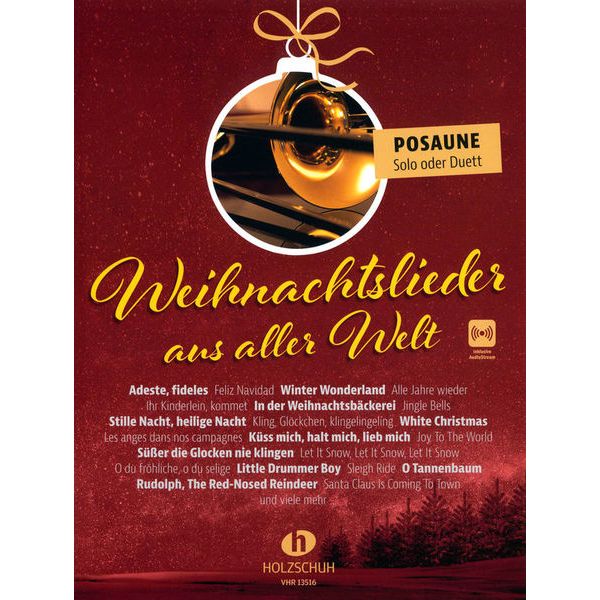 Holzschuh Verlag Weihnachtslieder Posaune