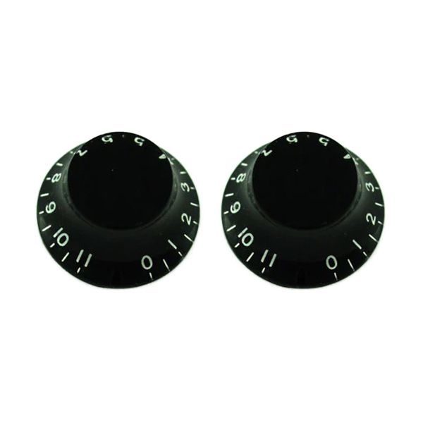 Allparts Bell Knobs to 11 Black Thomann Elláda