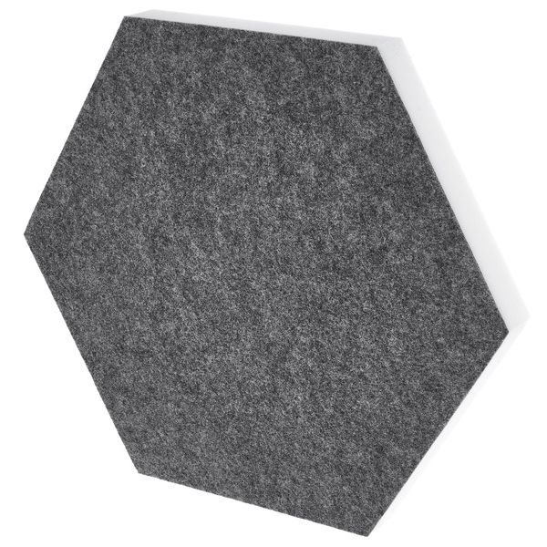 t.akustik Hexagon Melamine Grey 25