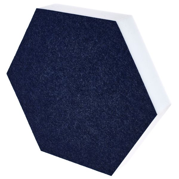 t.akustik Hexagon Melamine Dark Blue 50