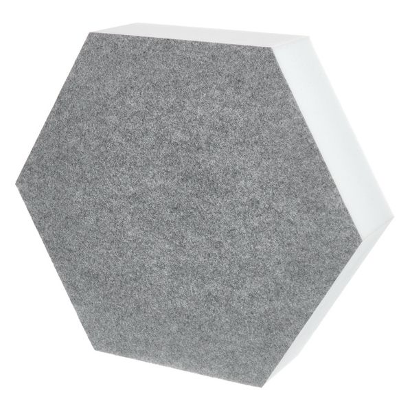 t.akustik Hexagon Melamine Grey 75