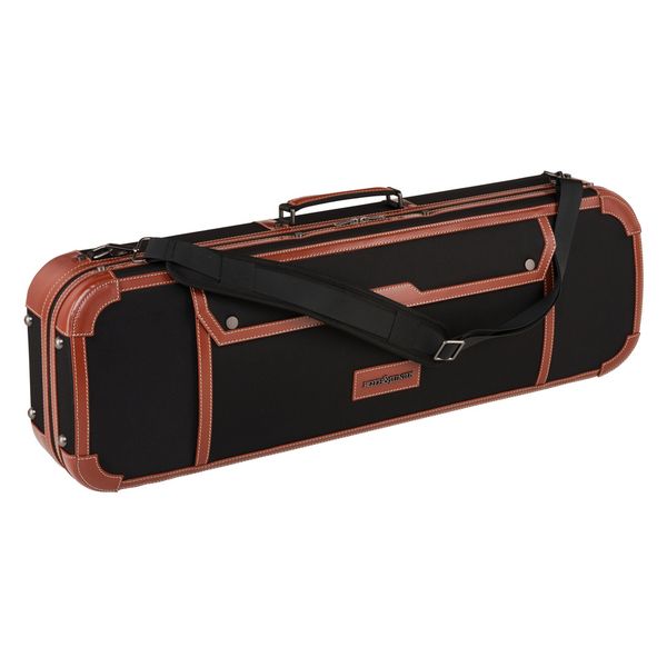 Roth & Junius Leather & Nylon Violin Case BK