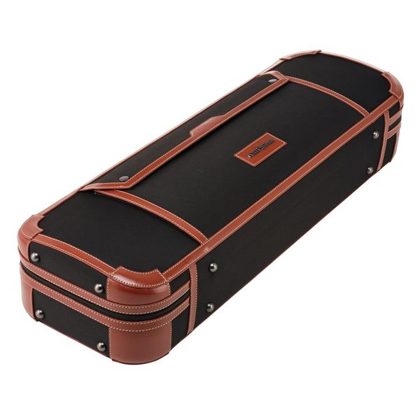 Roth & Junius Leather & Nylon Violin Case BK
