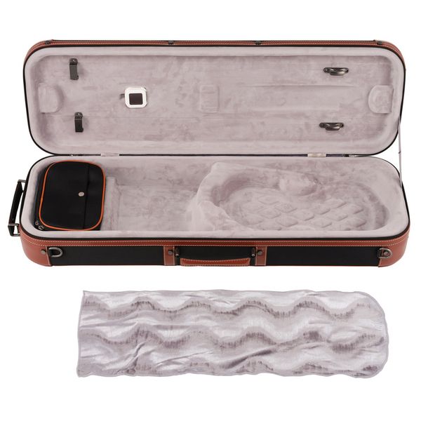 Roth & Junius Leather & Nylon Violin Case BK