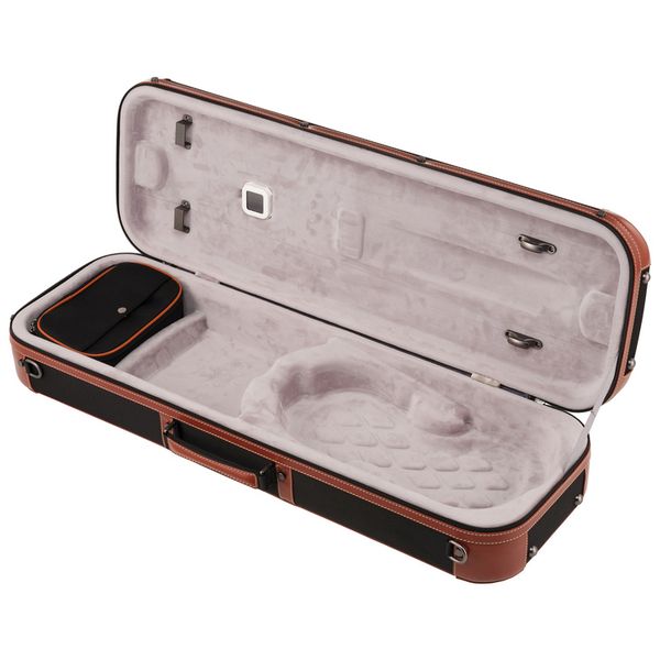 Roth & Junius Leather & Nylon Violin Case BK