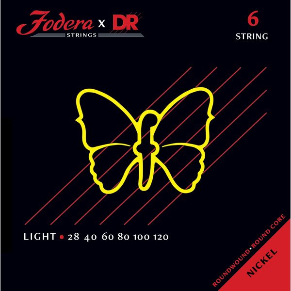Fodera x DR 6-String Set Light Nickel