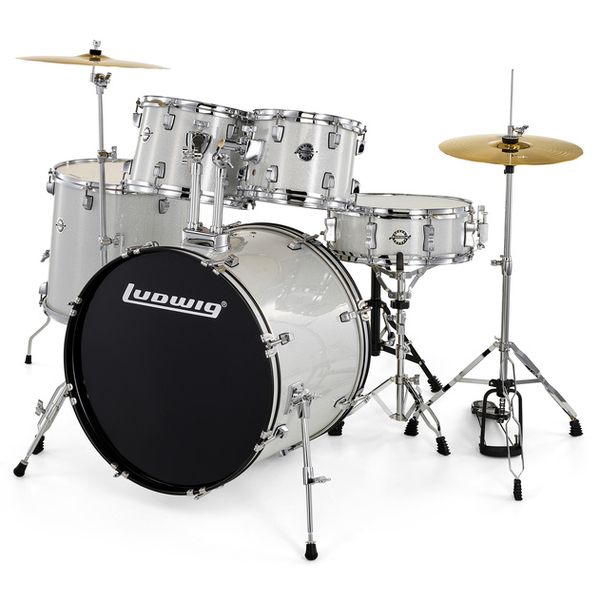 Ludwig Accent Fuse 5pc Silver