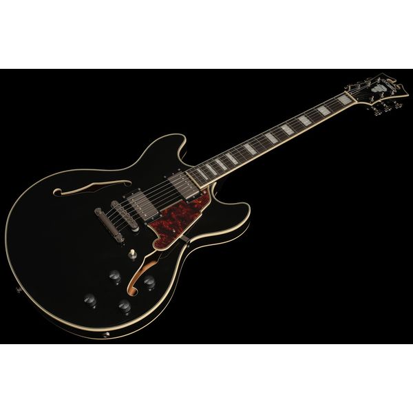 DAngelico Premier DC Black Flake V2