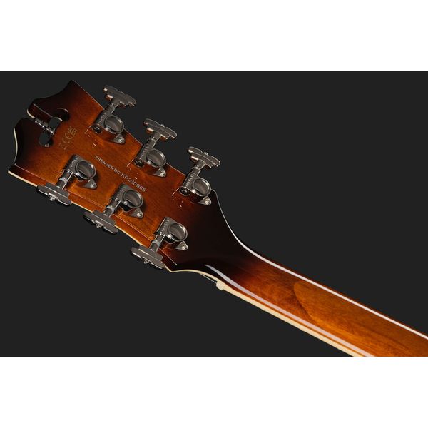 DAngelico Premier DC Brown Burst