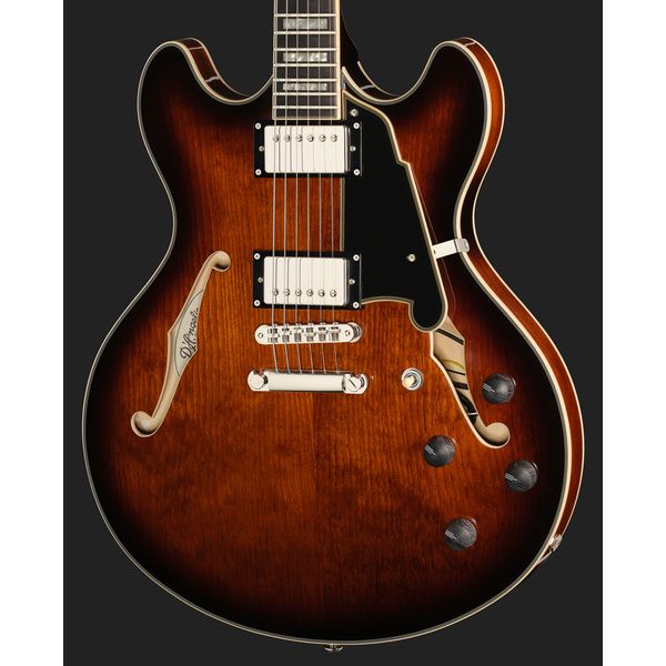DAngelico Premier DC Brown Burst