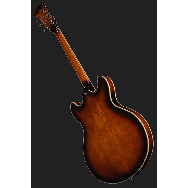 DAngelico Premier DC Brown Burst
