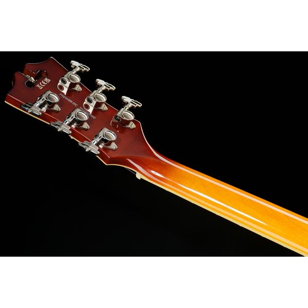 DAngelico Premier DC Dark Iced Tea Burst