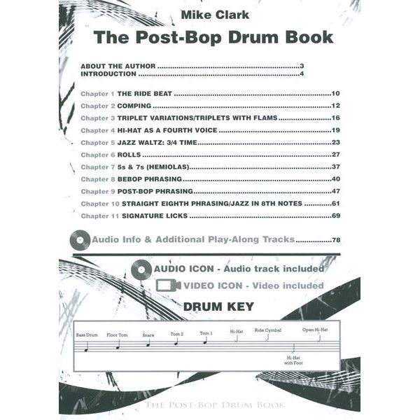 Hudson Music The Post-Bop Drum Book