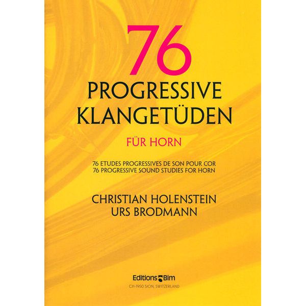Editions Bim 76 progressive Klangetüden