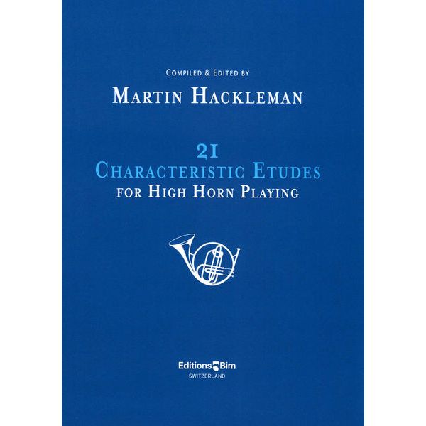 Editions Bim 21 Characteristic Etudes High
