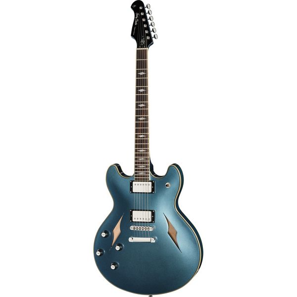 Harley Benton HB-35TL Tesla LH Pelham Blue
