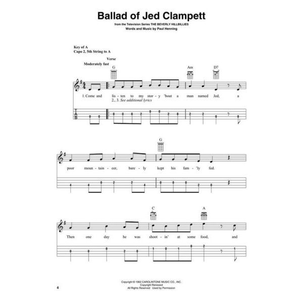 Hal Leonard Simple Songs for Banjo