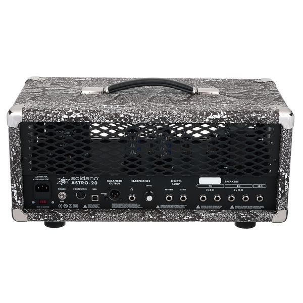 Soldano Astro-20 Head Snakeskin