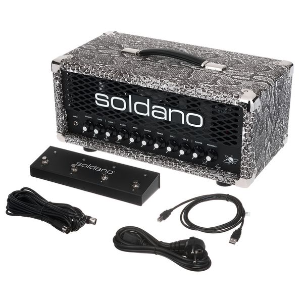 Soldano Astro-20 Head Snakeskin