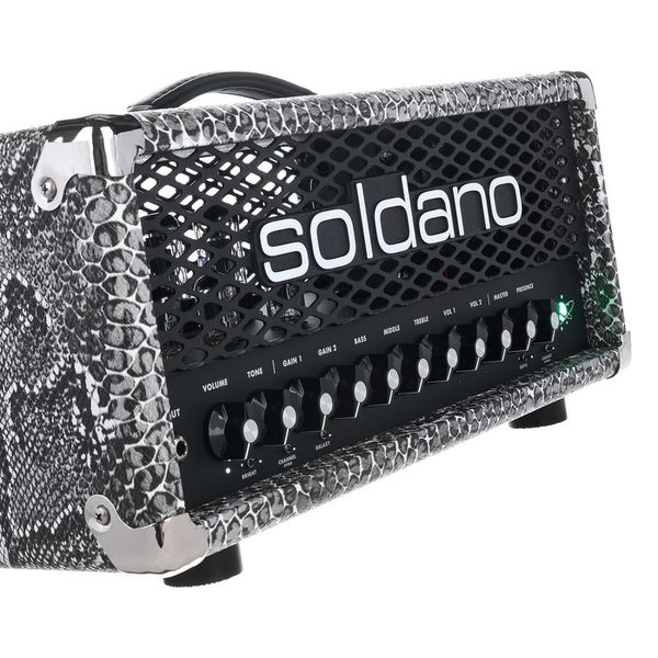 Soldano Astro-20 Head Snakeskin