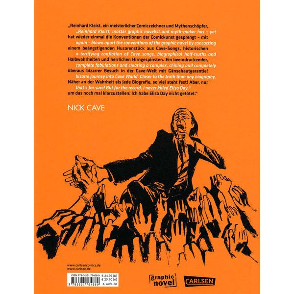 Carlsen Verlag Nick Cave Mercy On Me