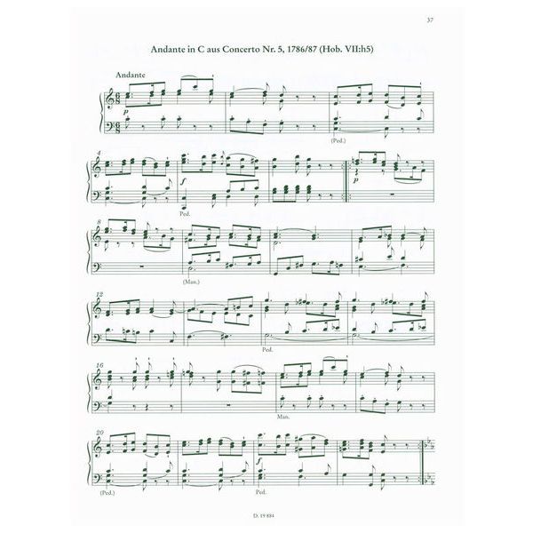 Doblinger Musikverlag Joseph Haydn for Orgel