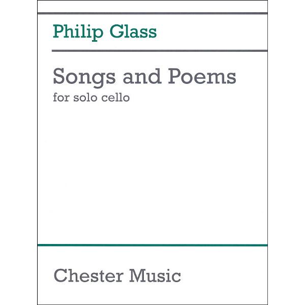 Chester Music Philip Glass Songs and Poems