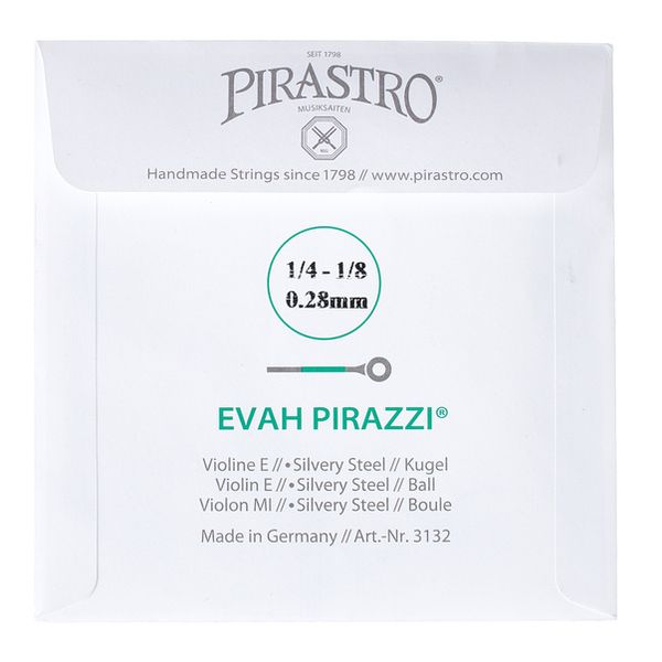 Pirastro Evah Pirazzi E Violin 1/4-1/8