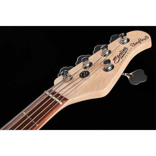 Sterling by Music Man StingRay 5 HH Ruby Red Burst