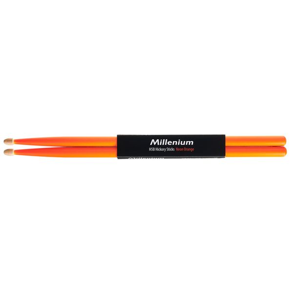Millenium H5B Hickory Sticks Neon Orange