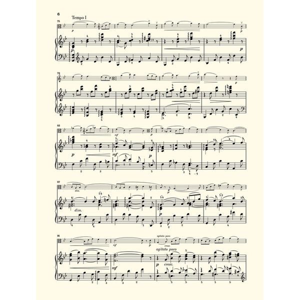 Henle Verlag Glasunow Elegie op.44 Viola