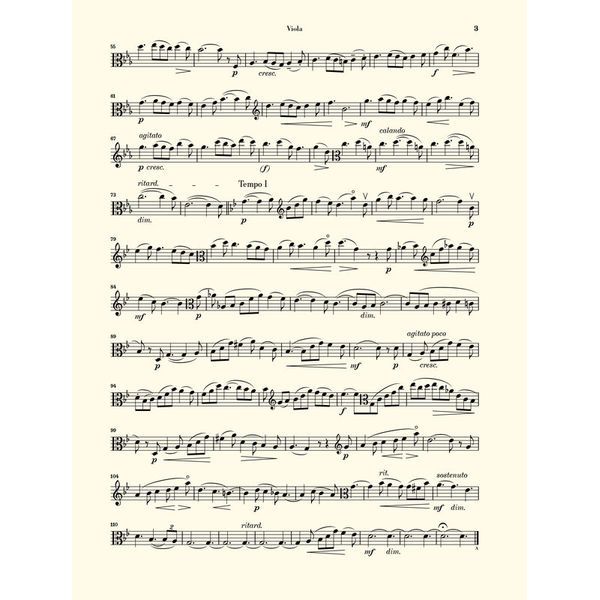 Henle Verlag Glasunow Elegie op.44 Viola