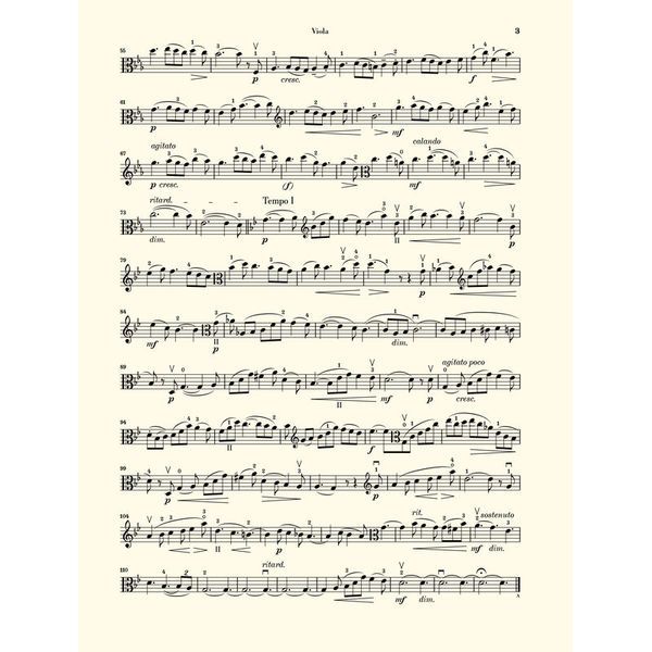 Henle Verlag Glasunow Elegie op.44 Viola