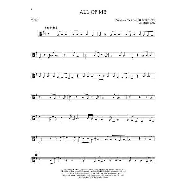 Hal Leonard First 50 Songs Viola