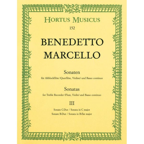 Bärenreiter Marcello Sonaten 3